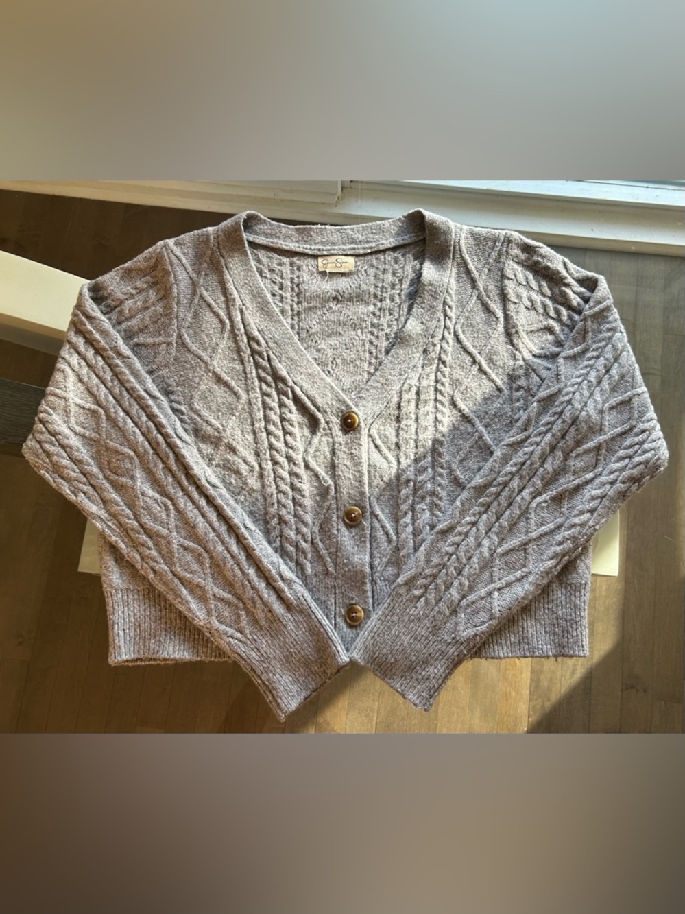 Jessica Simpson Cable Cardigan